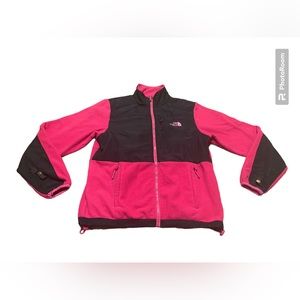 North Face Women’s Size Small Hot Pink and Black Color Block Jacket